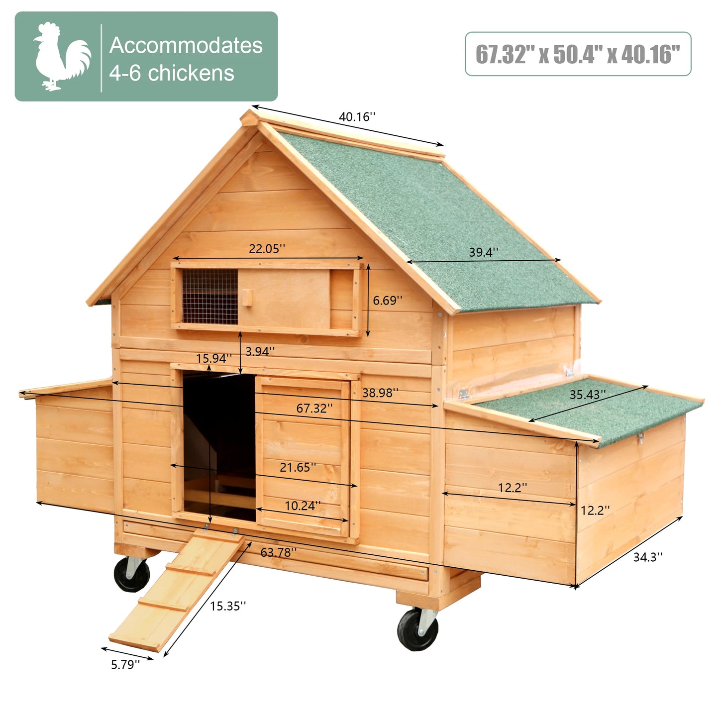 Chicken Coop on Wheels