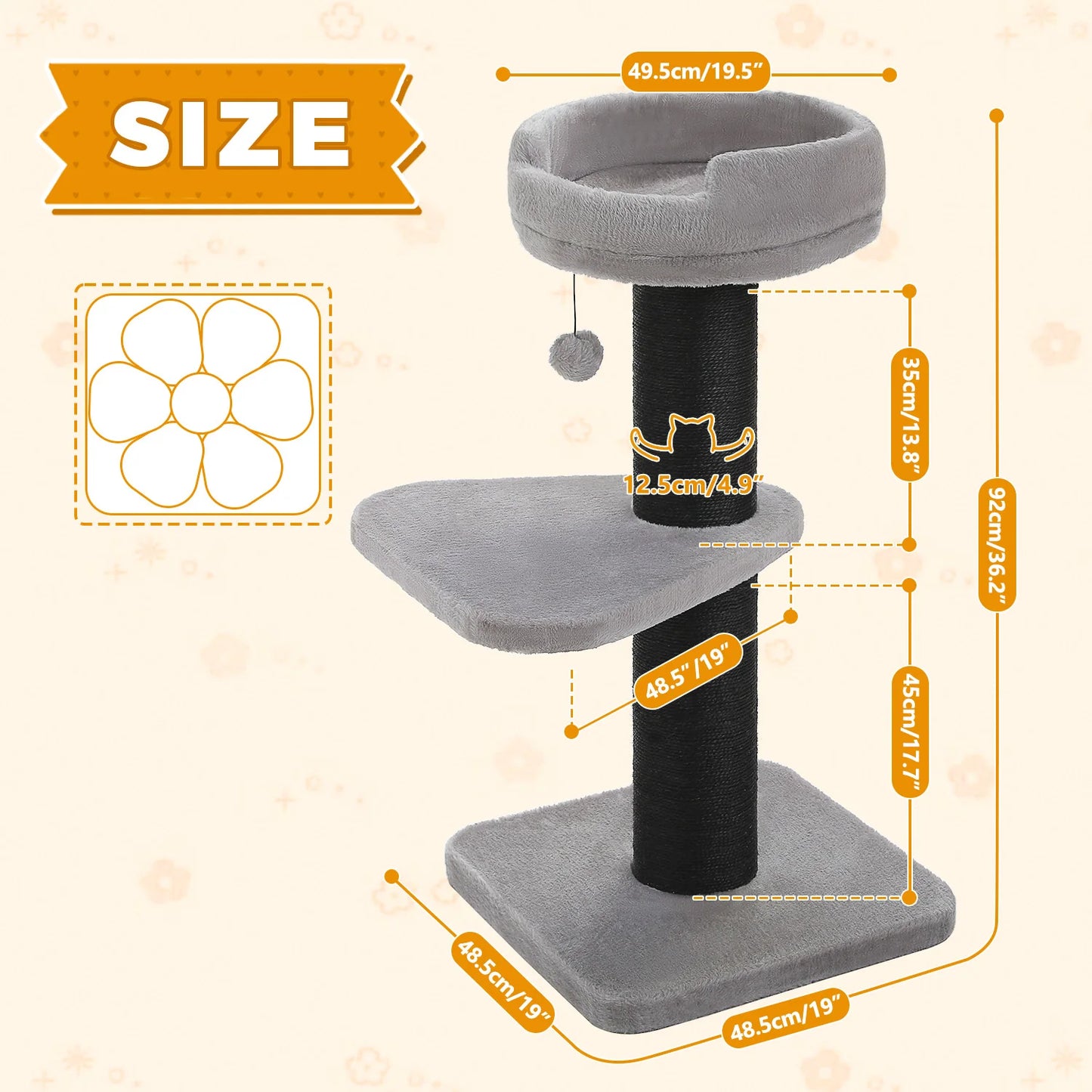 Indoor Modern Cat Tree Tower