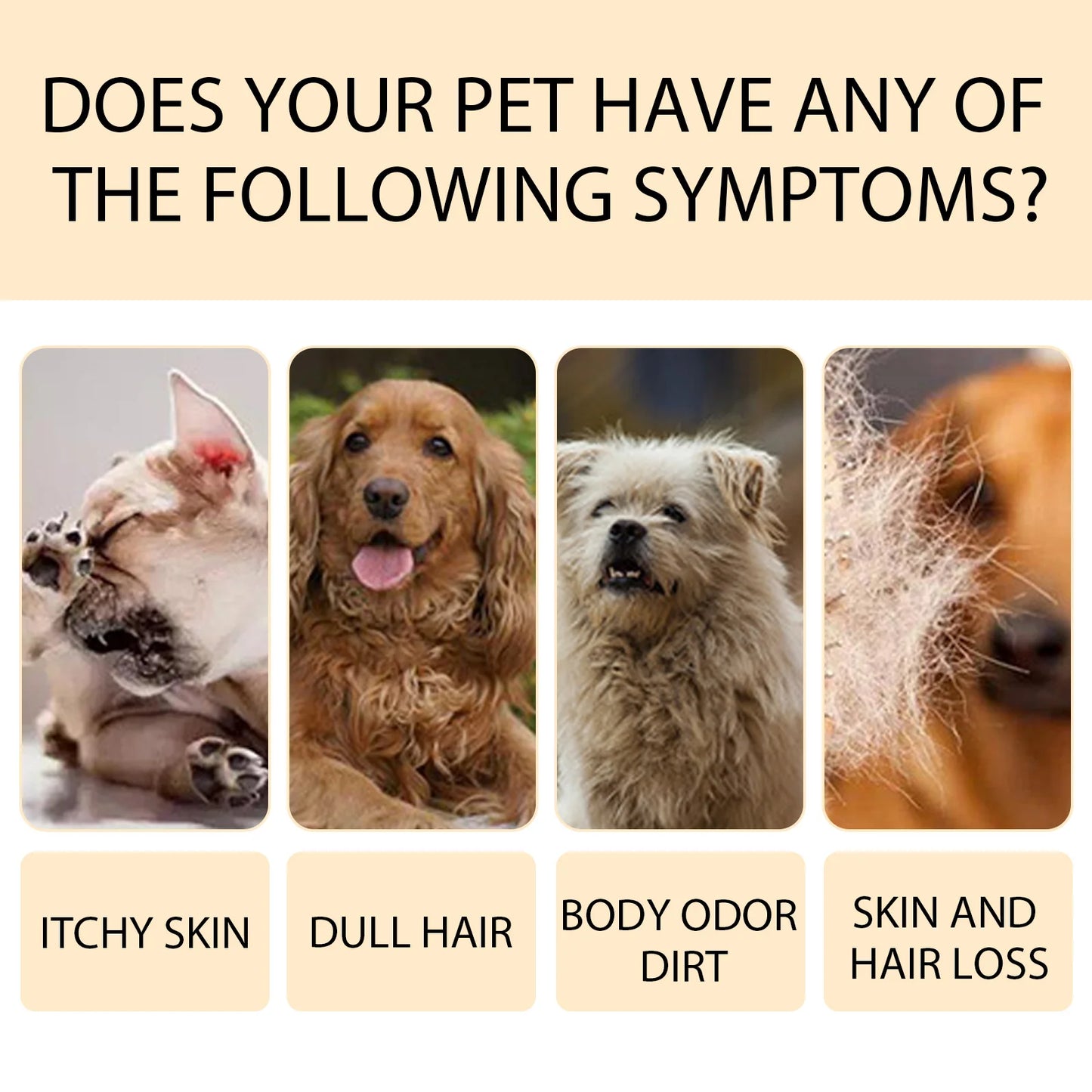 1-4PCS Pet Shampoo