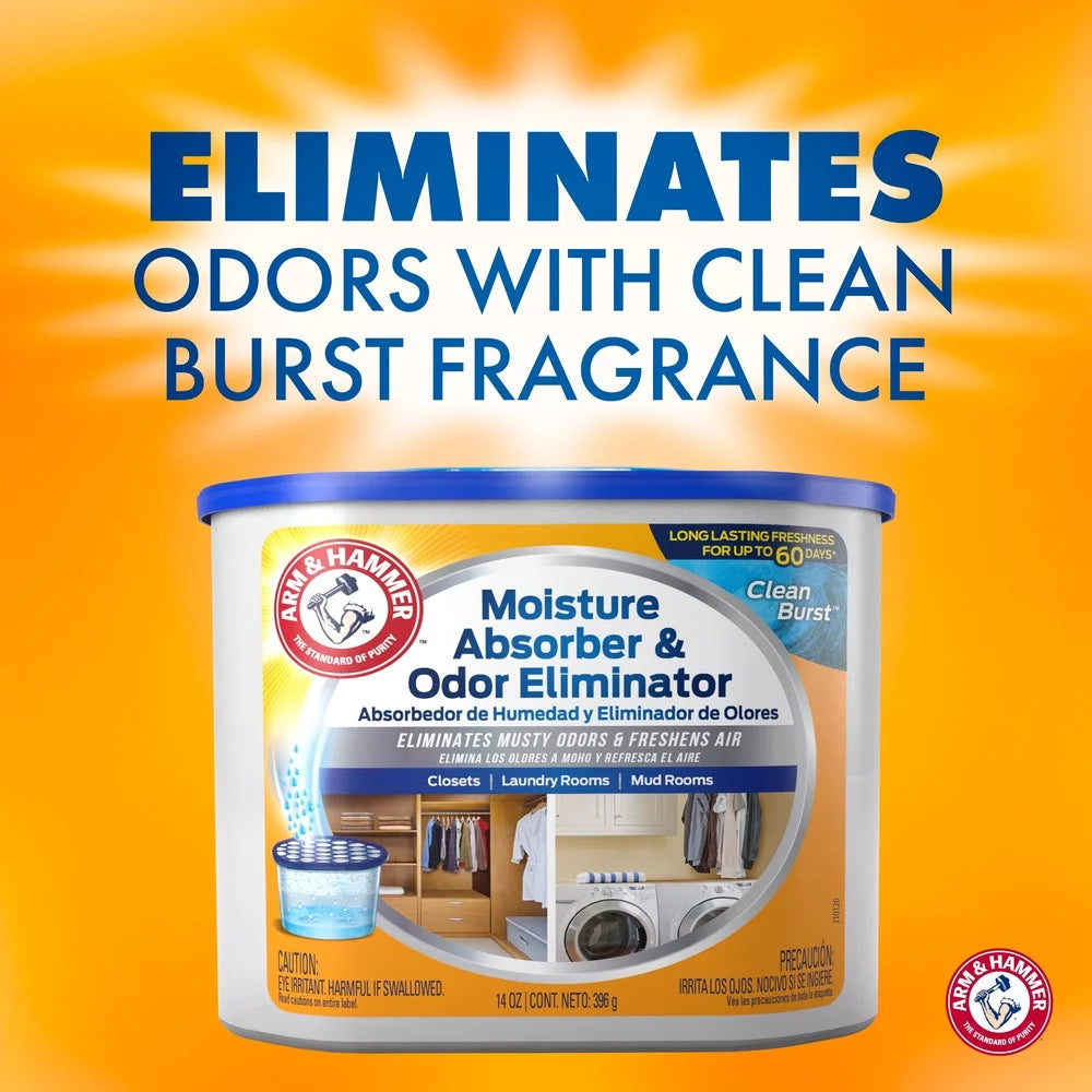 3 Pack Disposable Moisture Absorber Odor Eliminator