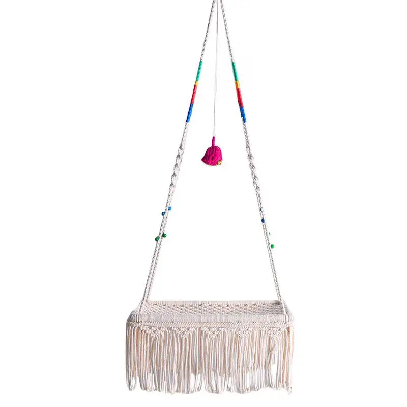 Macrame Cat Swing For Indoor Small Cats Kittens
