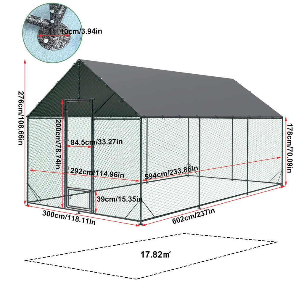 Heavy Duty Upgrade Outdoor Chicken Coop