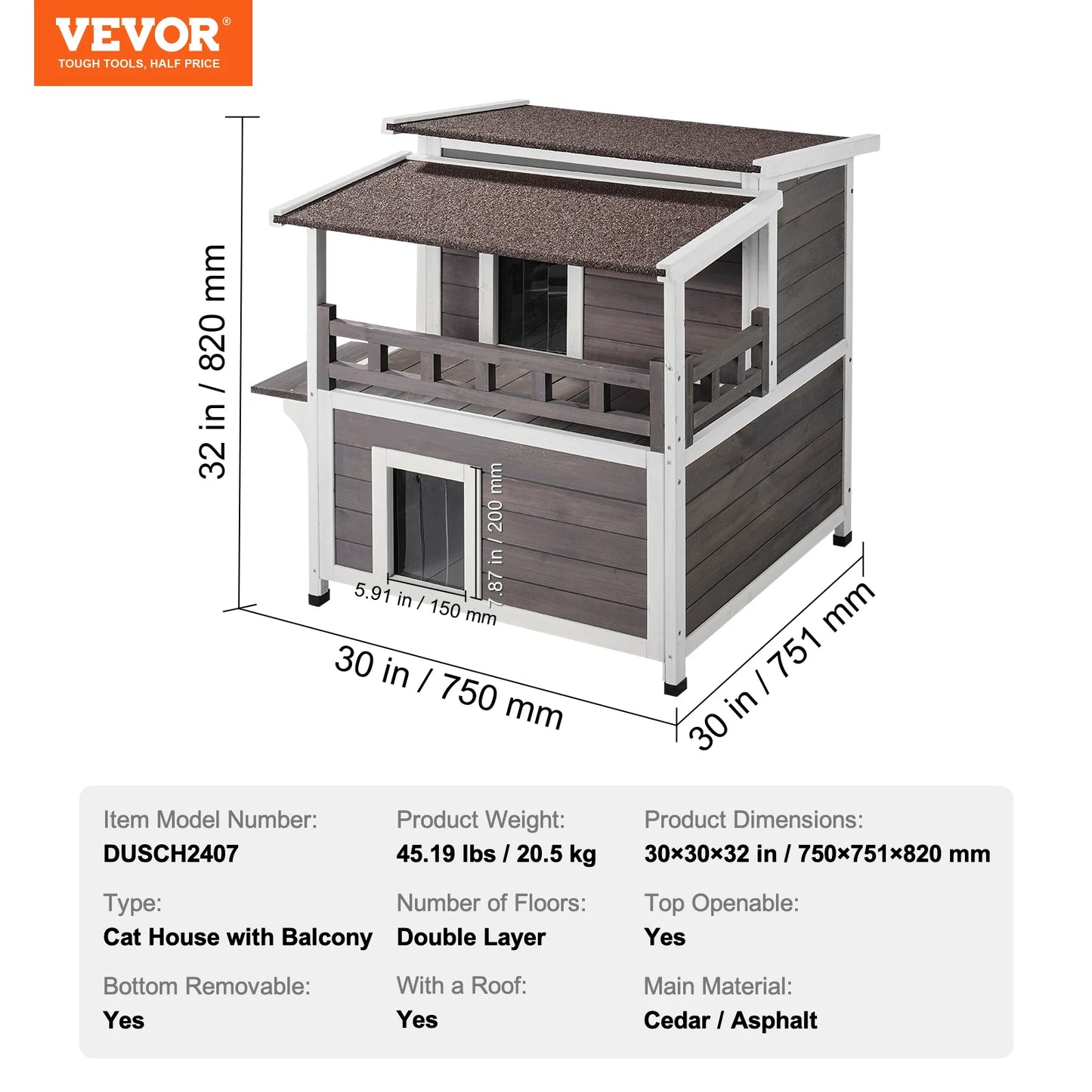 SucceBuy Outdoor Cat House