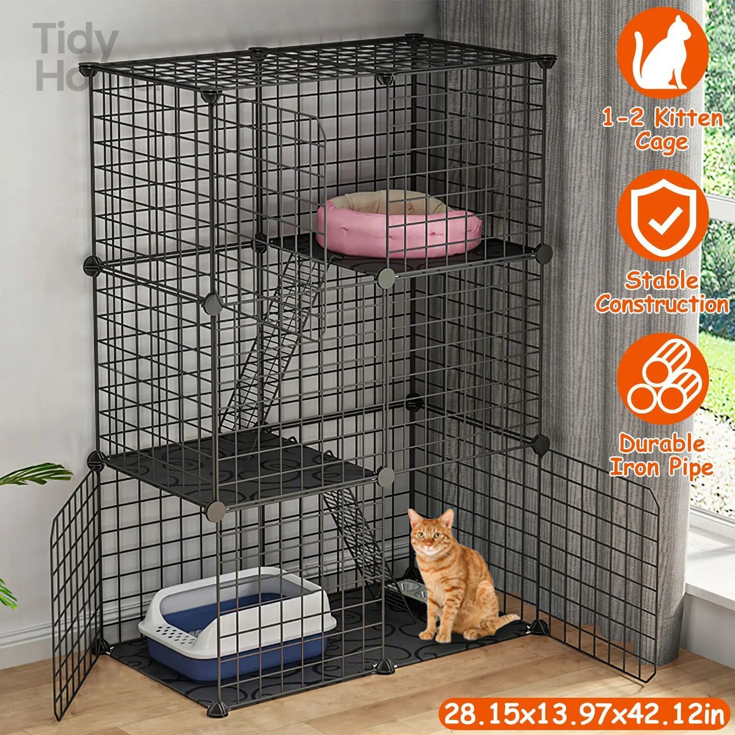 Cat Cage DIY Indoor Pet Home Small Animal House