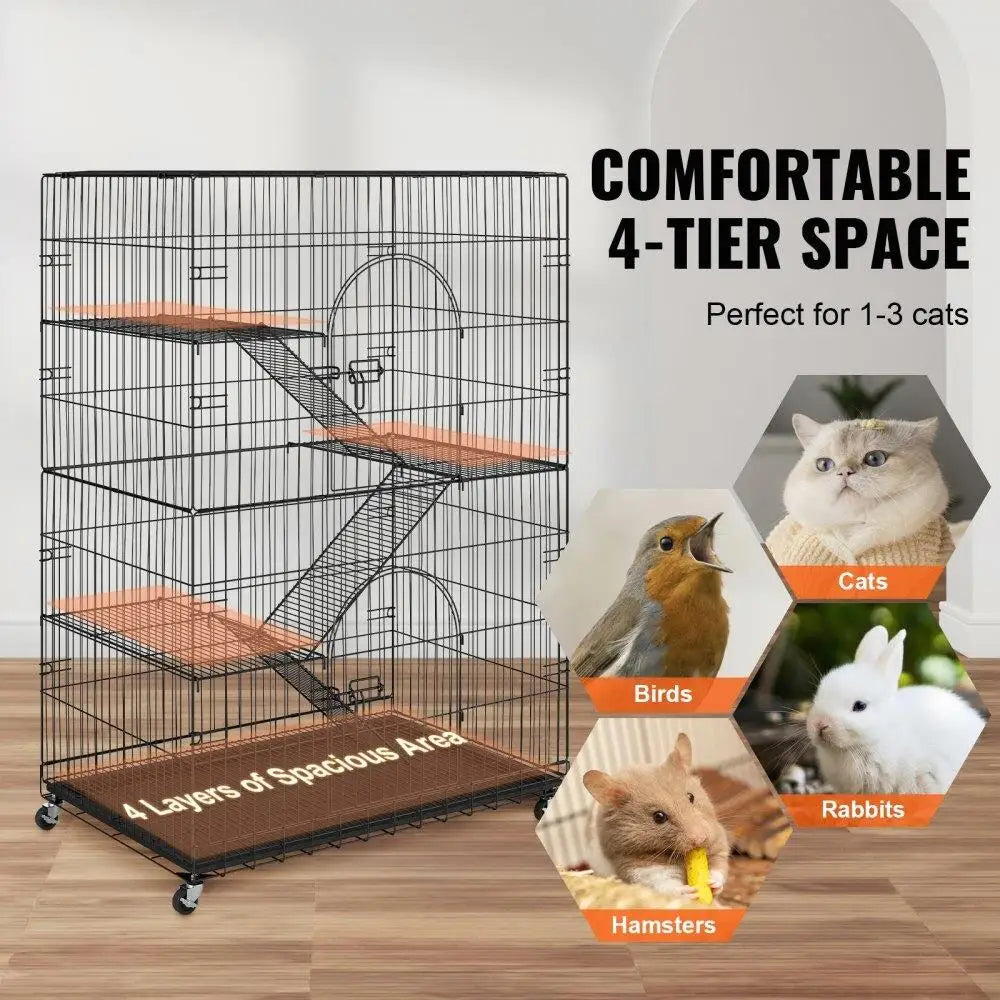 4 Tier Cat Cage Indoor