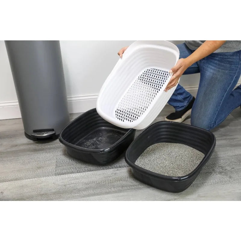 (2 pack) Arm & Hammer Sifting Cat Litter Box