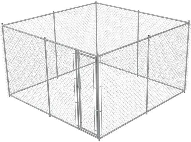 Large Outdoor Kennel with Fully Covered Roof