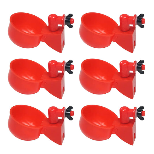 6pcs Poultry Drinking Fountain Hanging