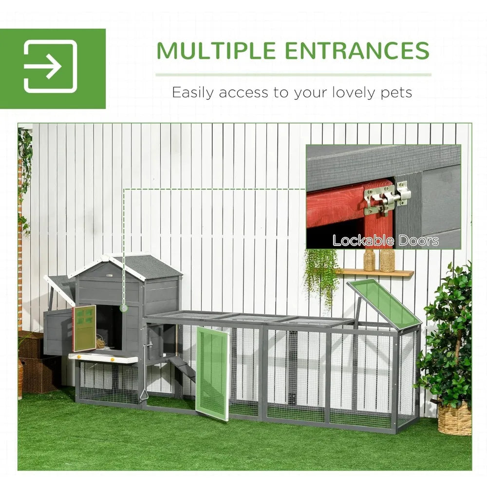 118" Extra Large Chicken Coop