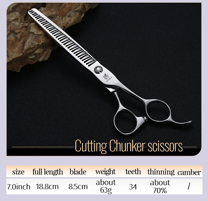 Fenice 7.0 Inch VG10 Steel 3D Gradient Traceless Teeth