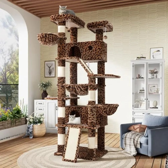 Multi-Level Tall Cat Tree Tower