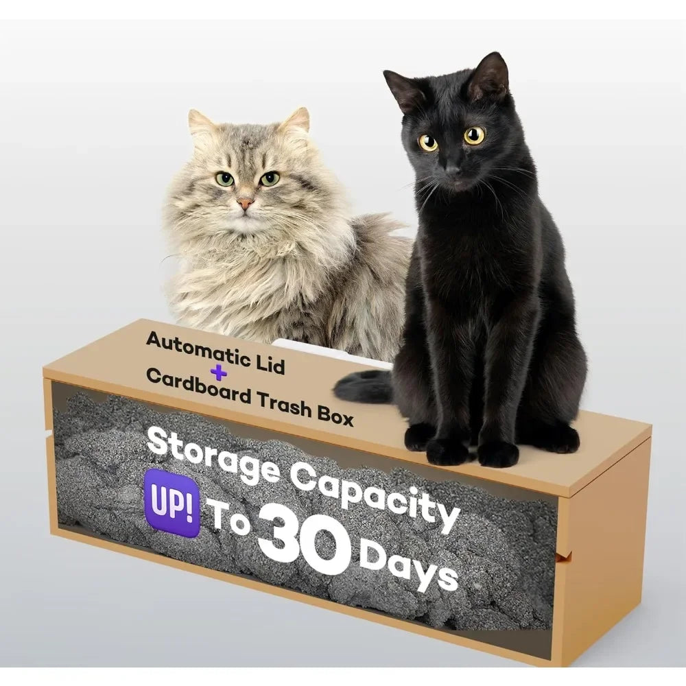 HOME.1 Unit Upgraded Cat Litter Box Self Cleaning