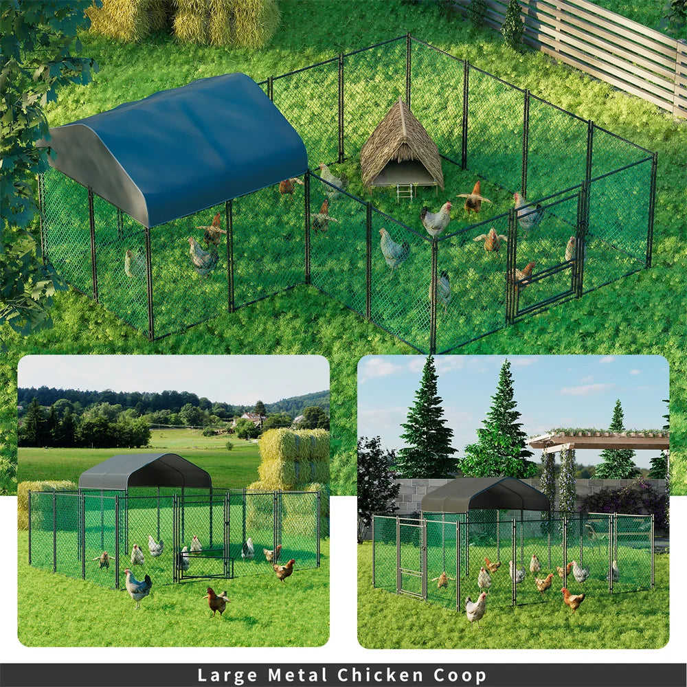 Heavy Duty XXL Chicken Run Coop Cage