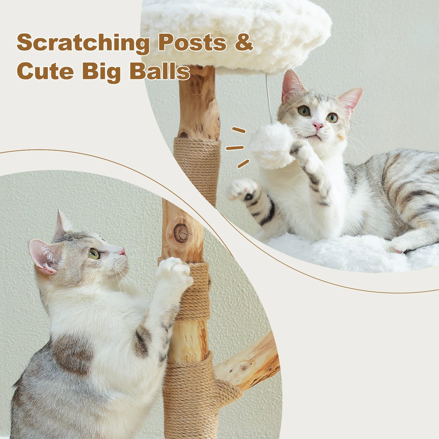 Flower Cat Tree for Indoor Cats
