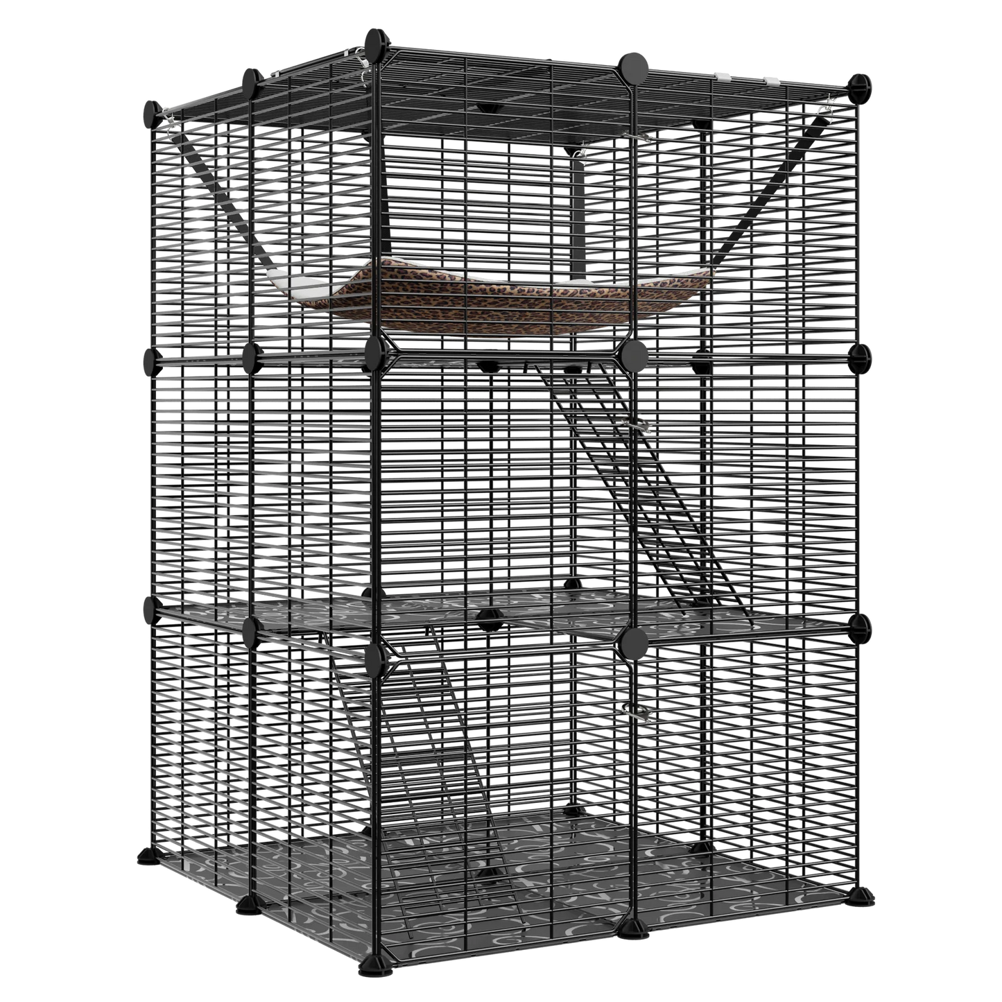 3-Tiers Cat Cage Enclosure