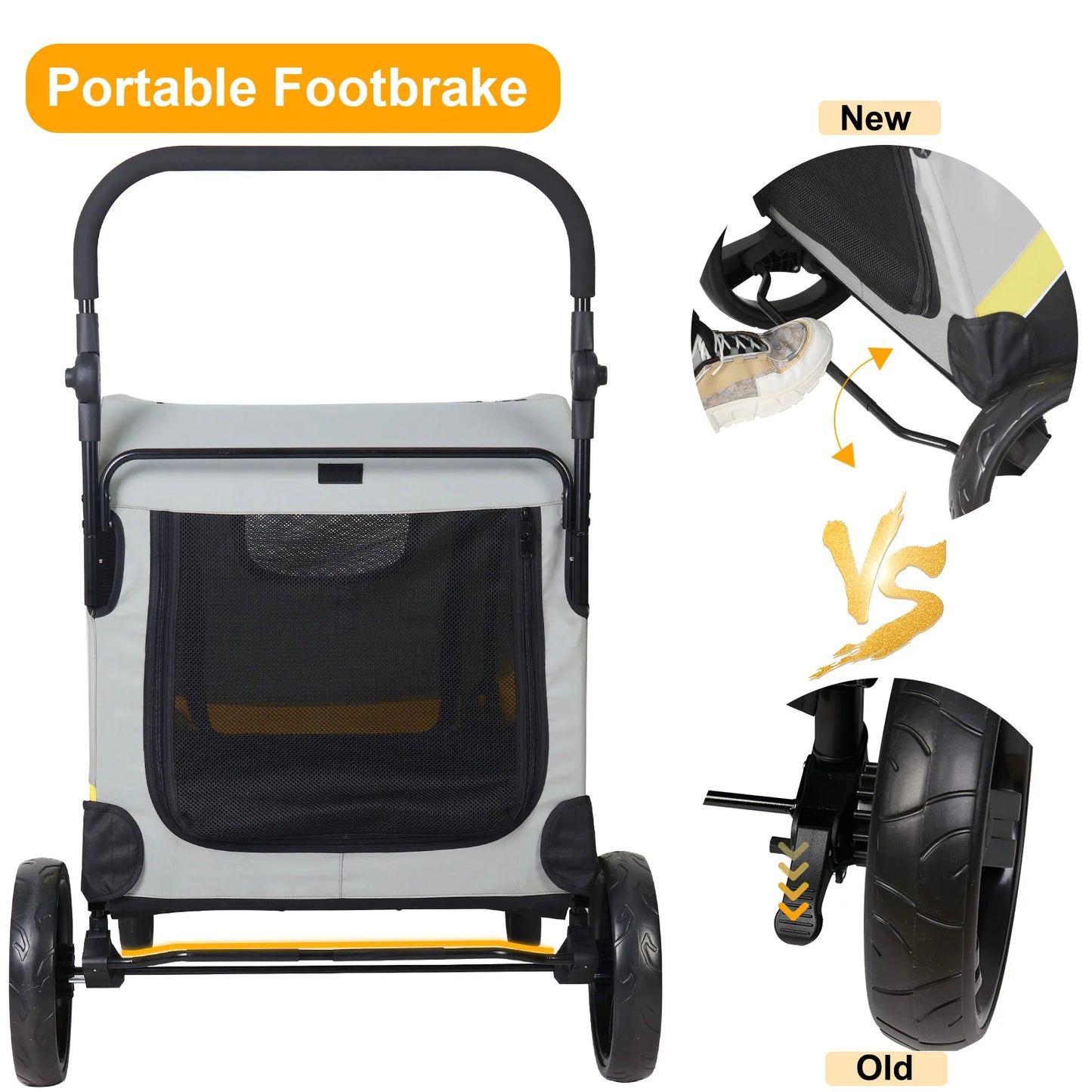 Premium Dog Stroller Pram