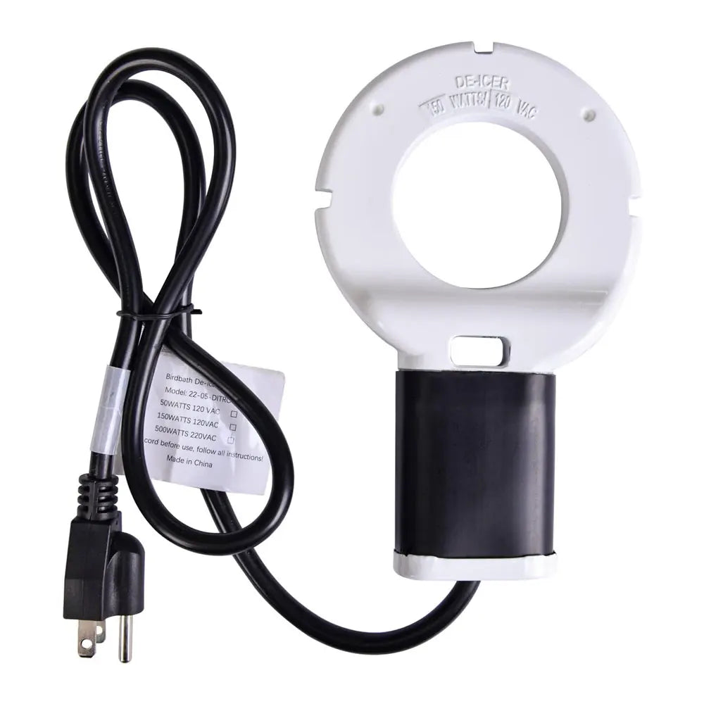500W Chicken Waterer Heater Aluminum Utility De-Icer for Farm & Livestock