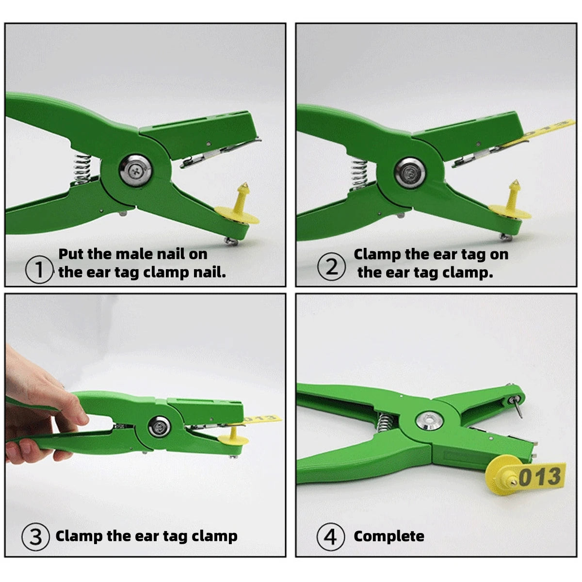 50Pcs Anti-Shedding Sheep Pig Cattle Ear Tag