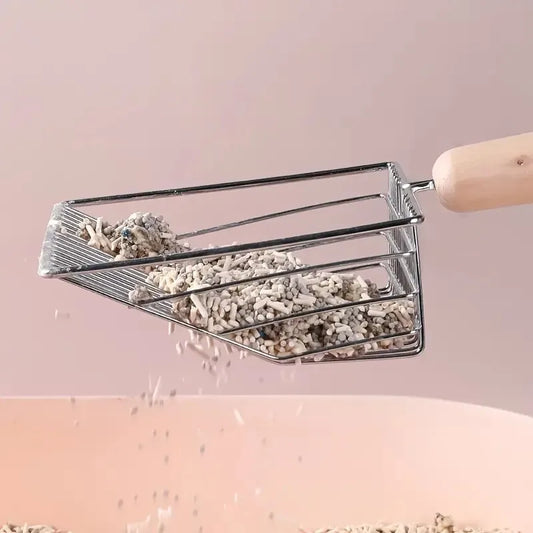 Heavy-Duty Metal Cat Litter Scoop
