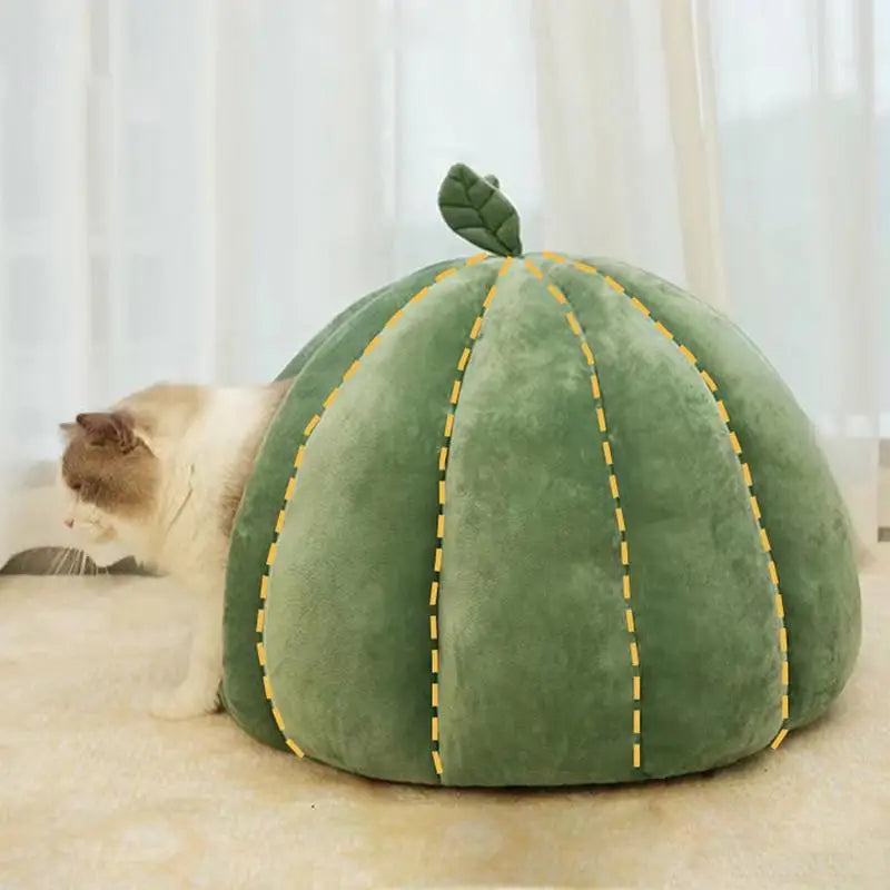 Winter Warm Cat Bed Pet Sleeping House