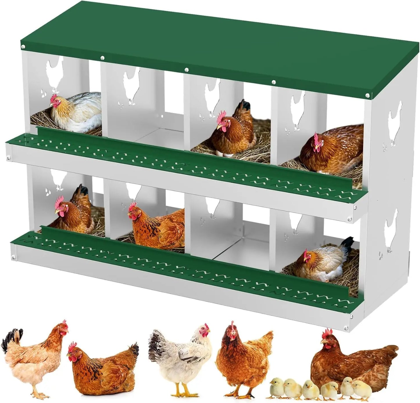 Metal Chicken Nesting Boxes