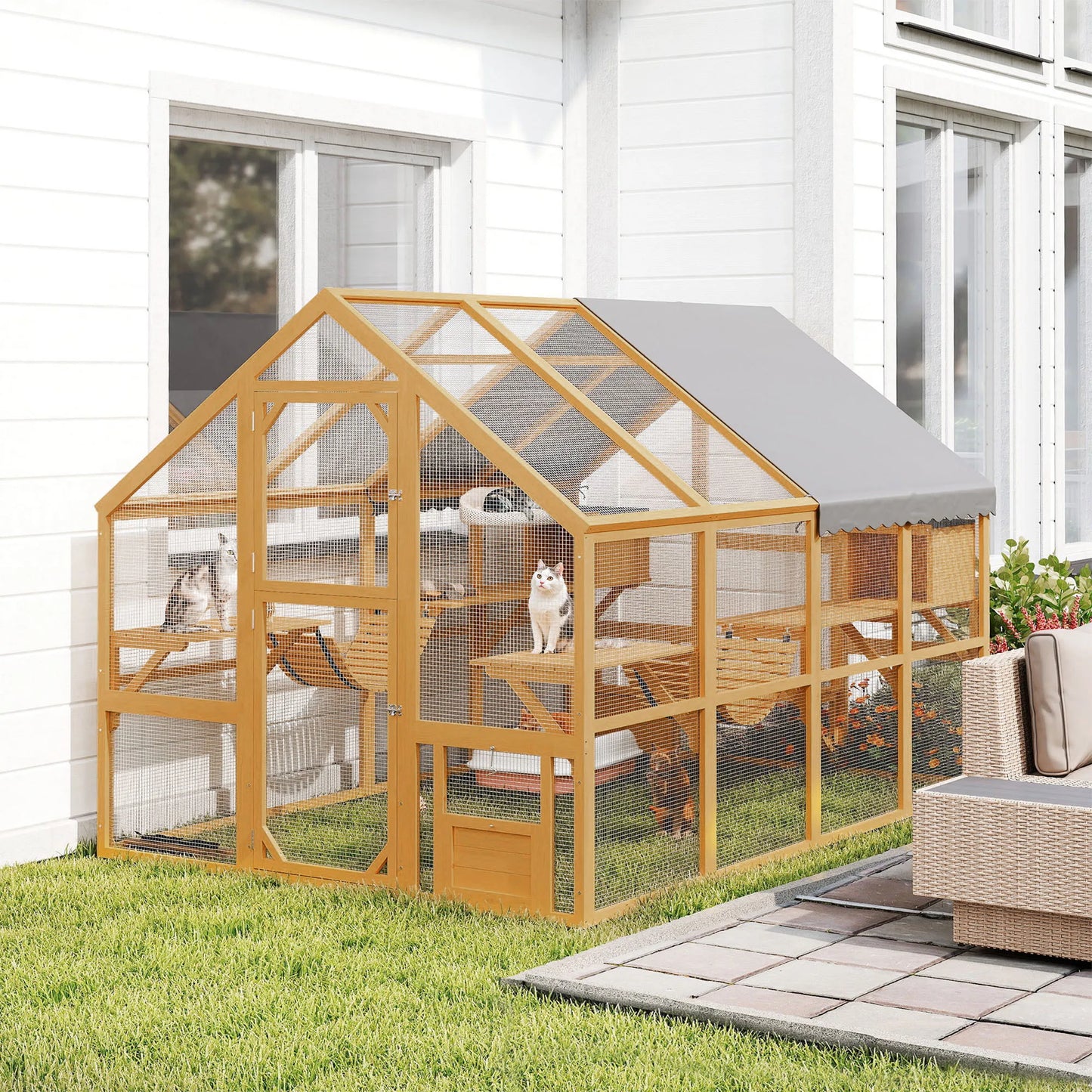 Large Catio Outdoor Cat Enclosure