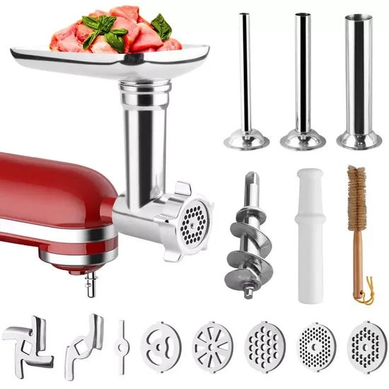 Stainless Steel Grinder Attachment for KitchenAid Stand Mixer