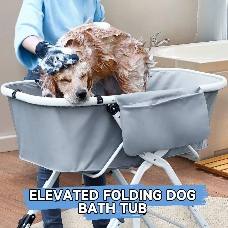 Elevated Dog Bath Tubs for Bath Shower Grooming