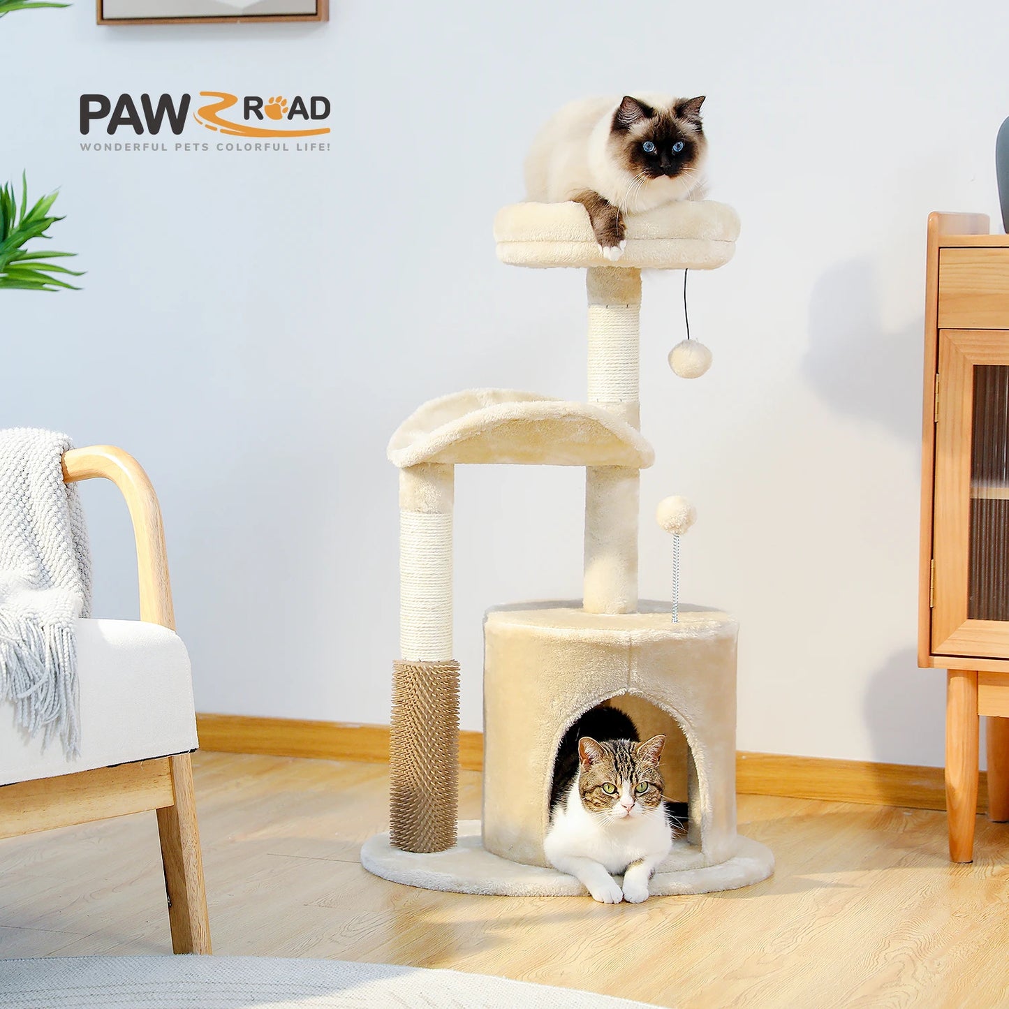 Pet Cat Tree House Condo