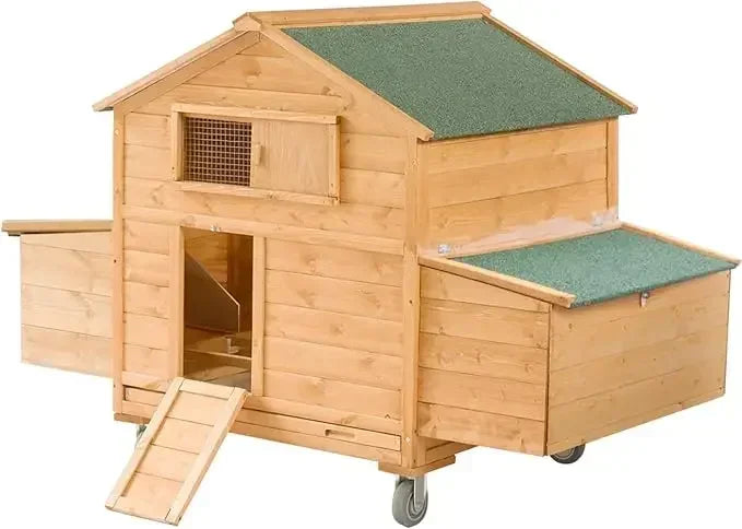Large Chicken Coop with Wheels