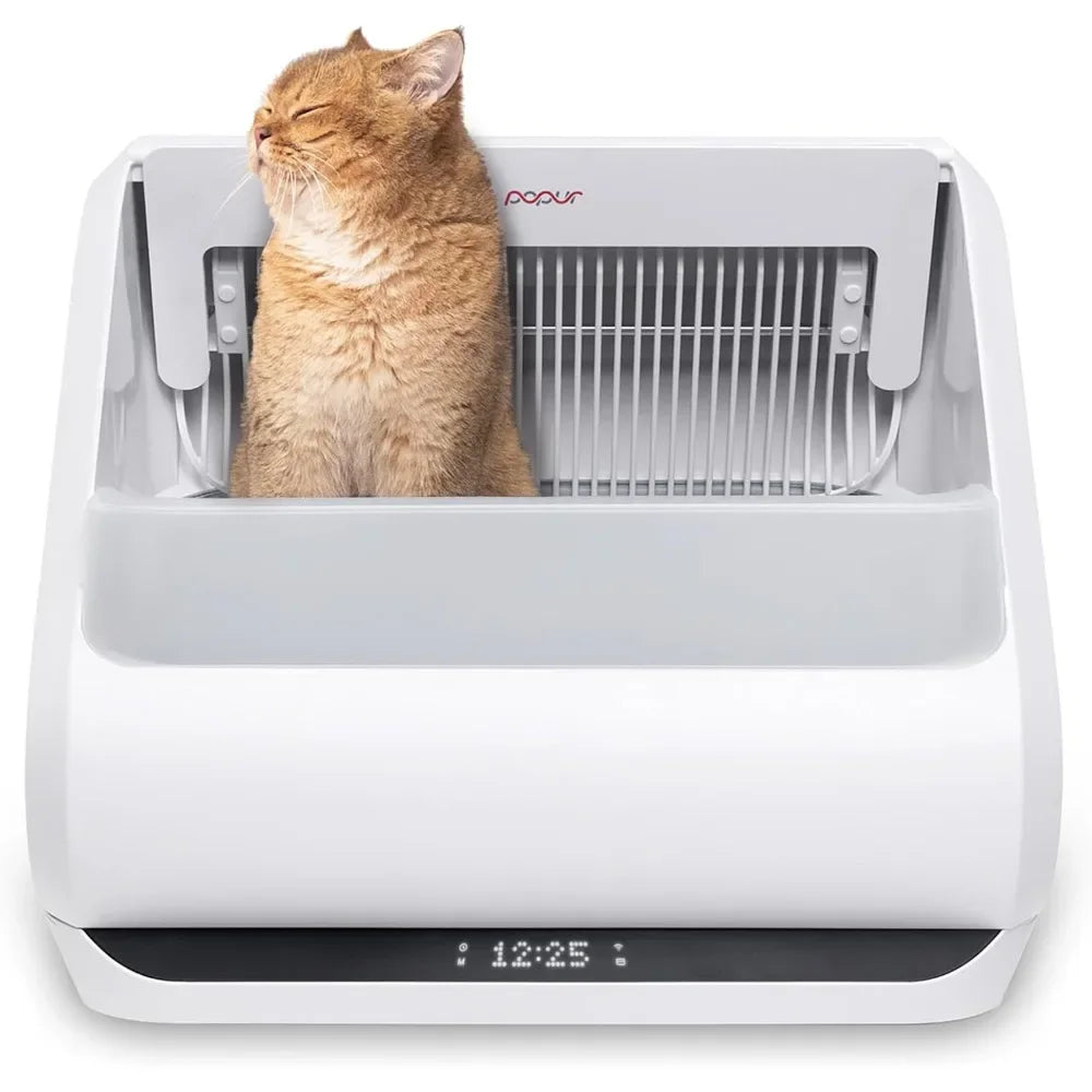 HOME.1 Unit Upgraded Cat Litter Box Self Cleaning