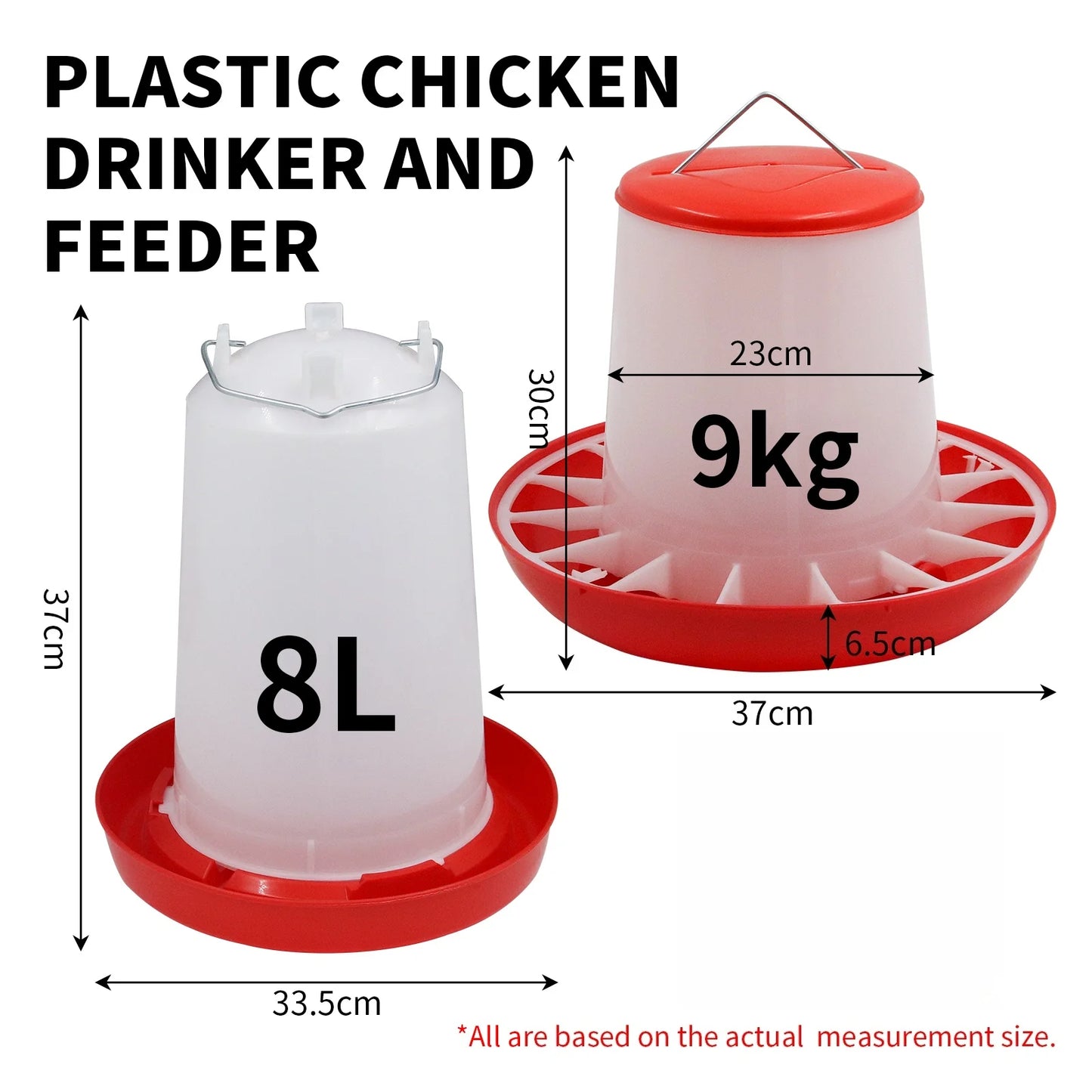 Chicken Poultry Feeder And Waterer Kit