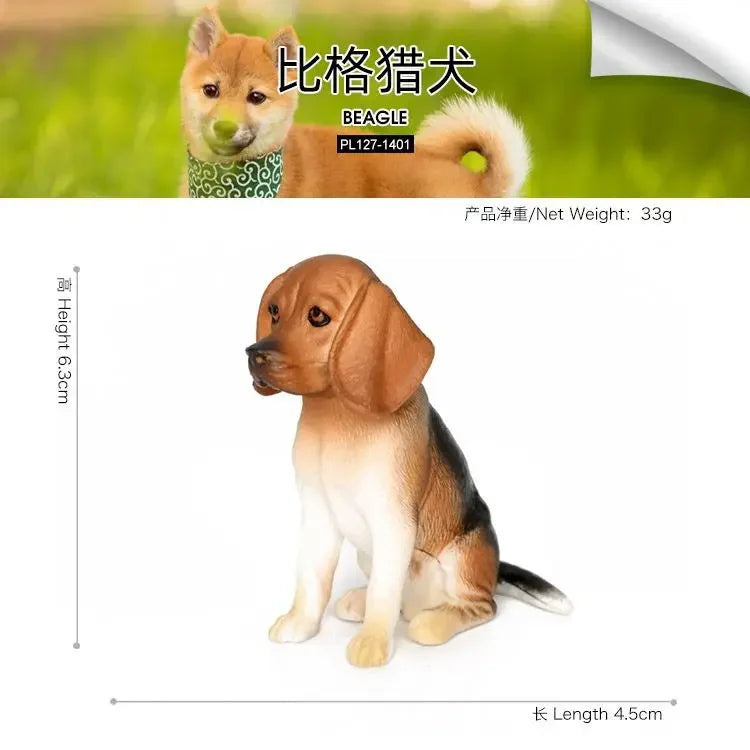 Realistic Dog Figurines for Kids