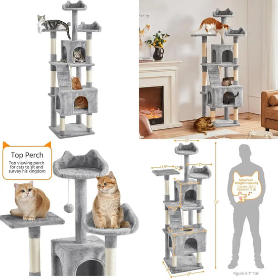 Cat Tower with Cozy Caves