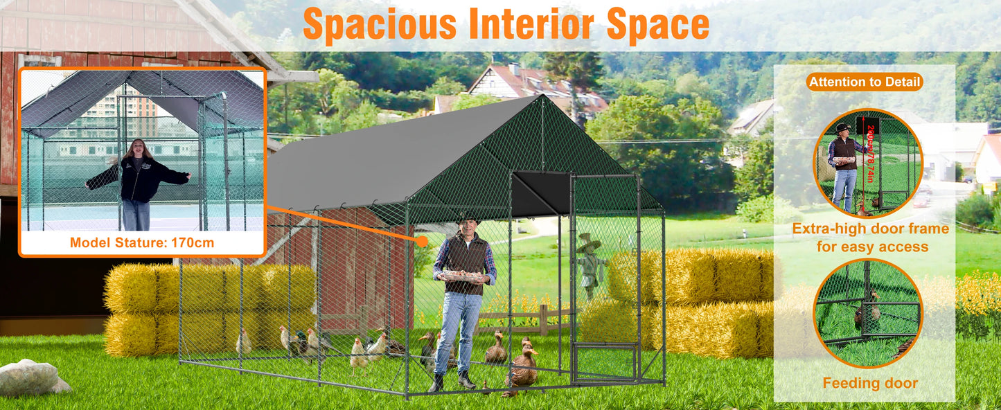 Heavy Duty Upgrade Outdoor Chicken Coop