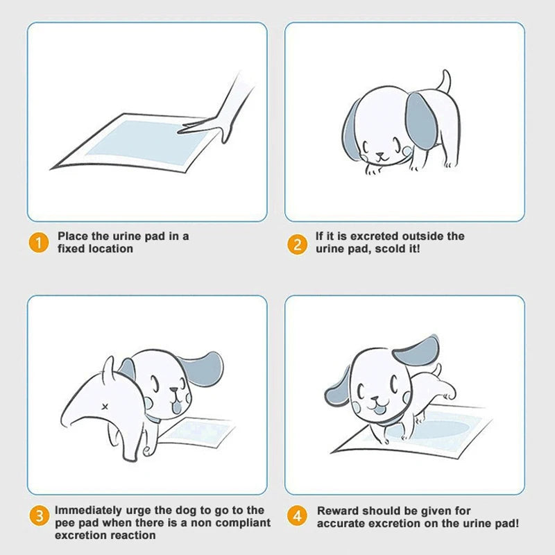100 17.7"x13" inch 6-layer protective structure Disposable absorbent dog training pads