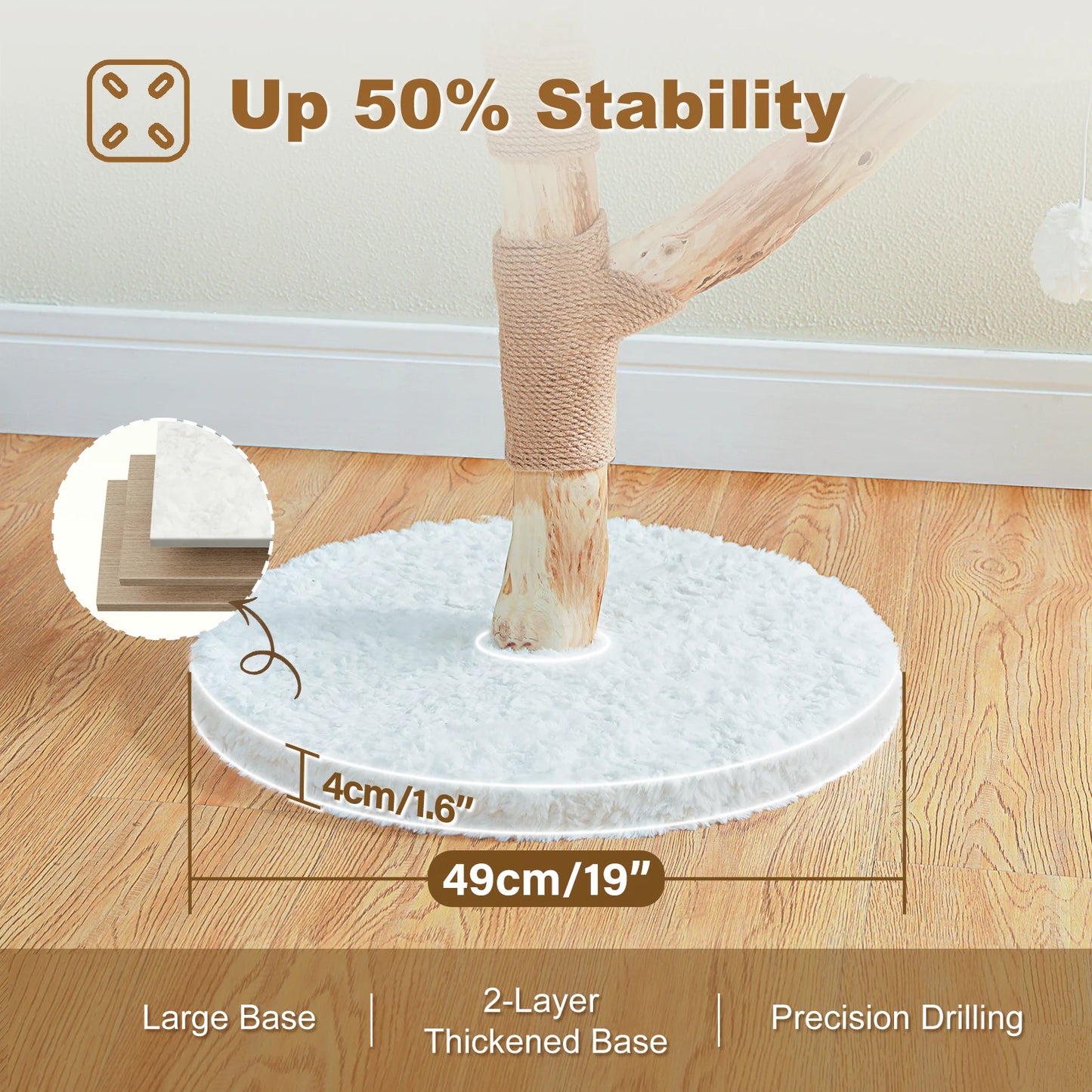 Flower Cat Tree for Indoor Cats