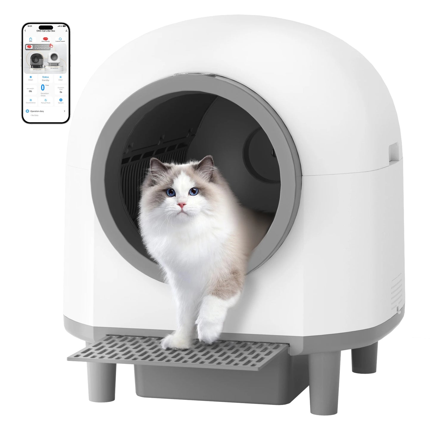 OMCPET Automatic Smart Cat Litter Box