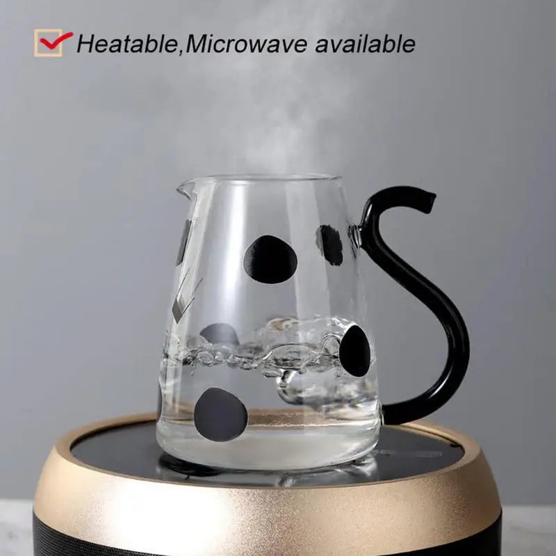 Cow Glass Water Pitcher