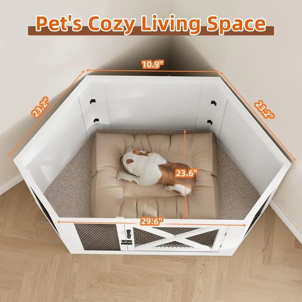 Corner Dog Crate Furniture