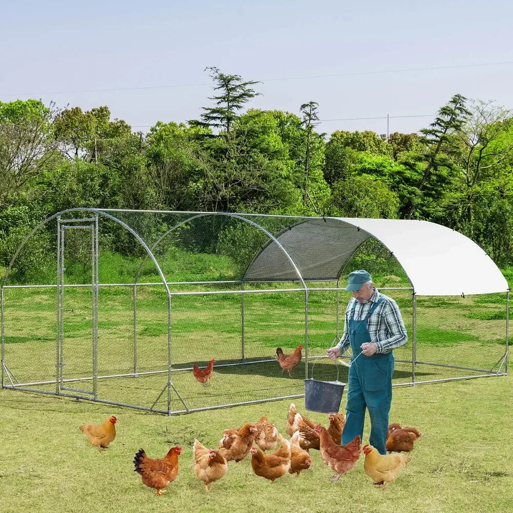 Large Metal Chicken Coop