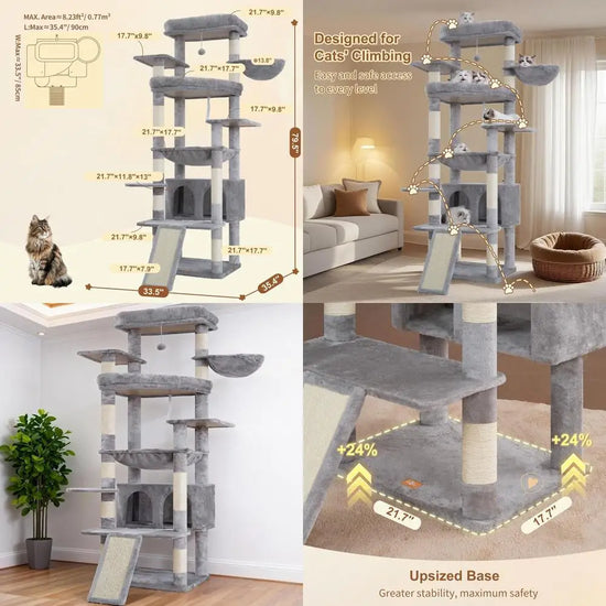 Multi-Level Cat Tower