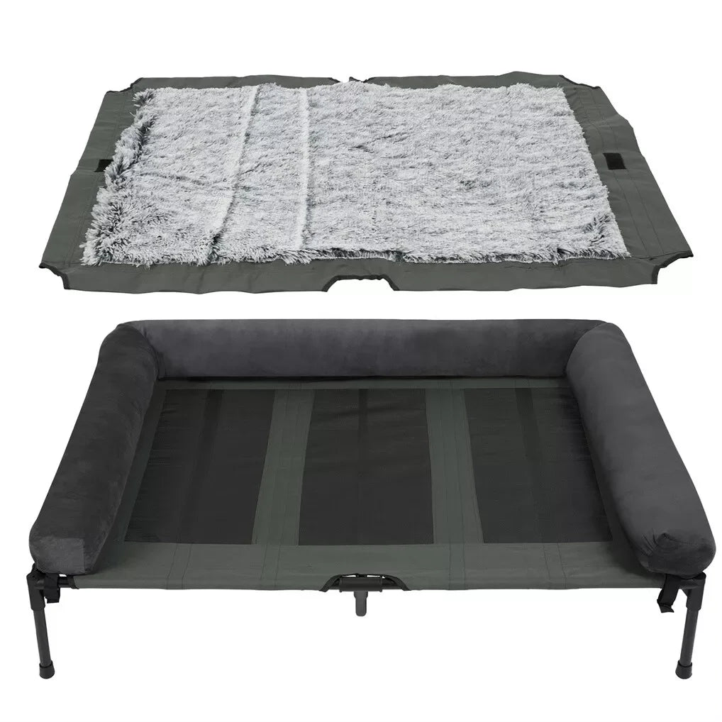 BINGOPAW Outdoor Elevated Dog Bed