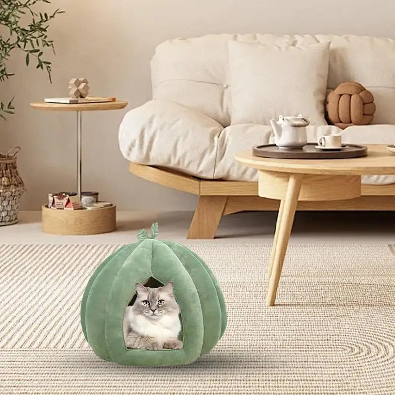 Winter Warm Cat Bed Pet Sleeping House