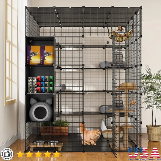 5-Tier Metal Cat Cage