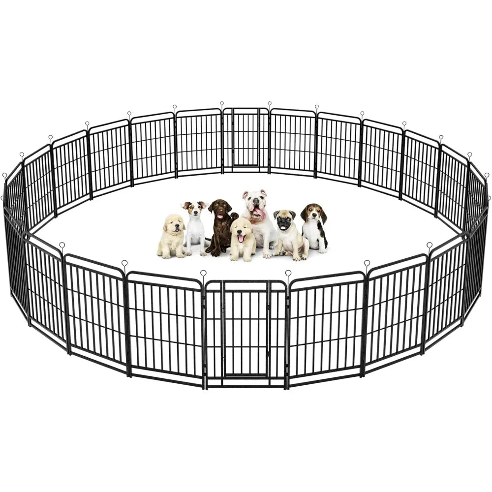 Dog Playpen Outdoor 24 Panels