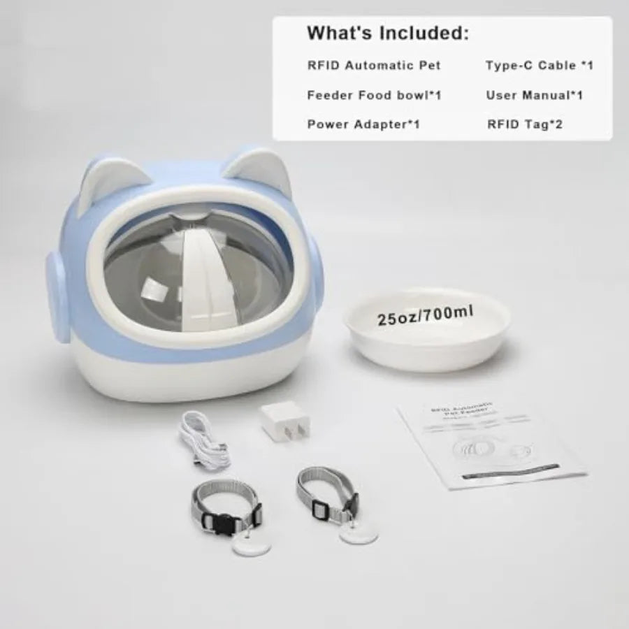 Smart Pet Feeder with Dual Collar Tags