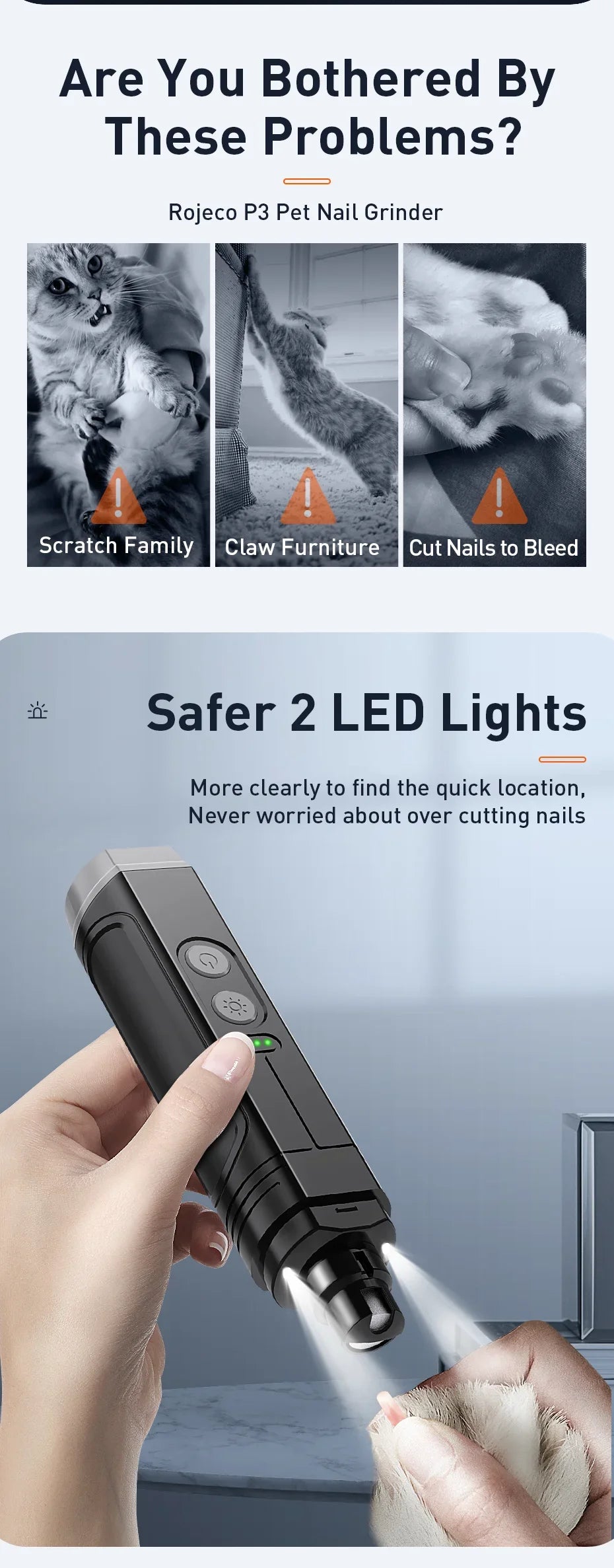 Electric Pet Nail Grinder