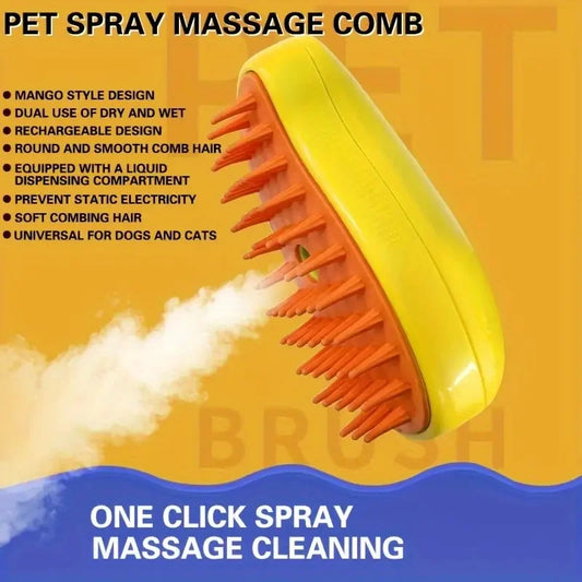 Steamy Dog and Cat Brush