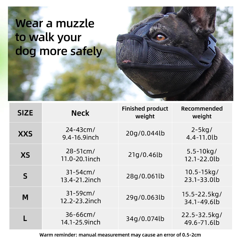 Dog Muzzle for Short-snouted Dogs